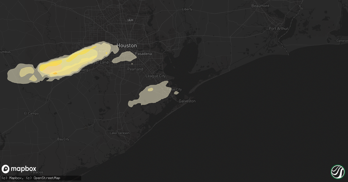Hail map in Texas City, TX on January 9, 2012