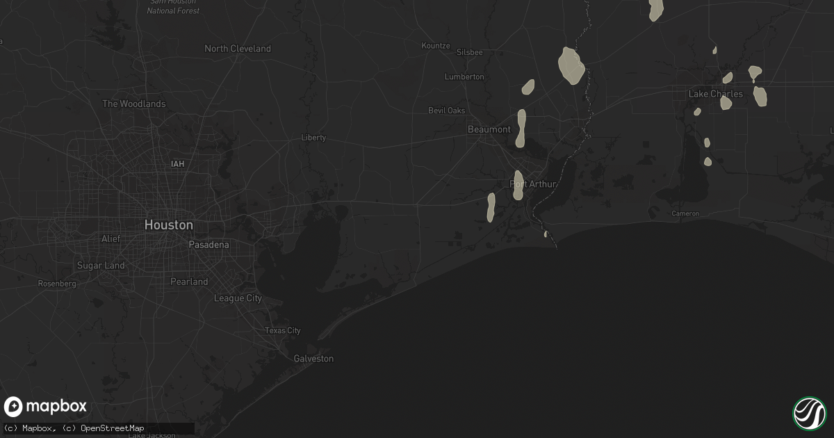 Hail map in Deridder, LA on January 9, 2013
