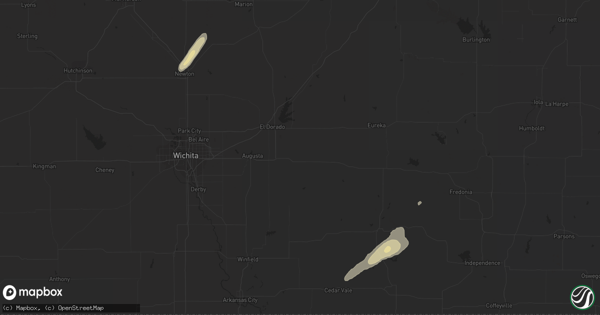 Hail map in Brumley, MO on January 9, 2020