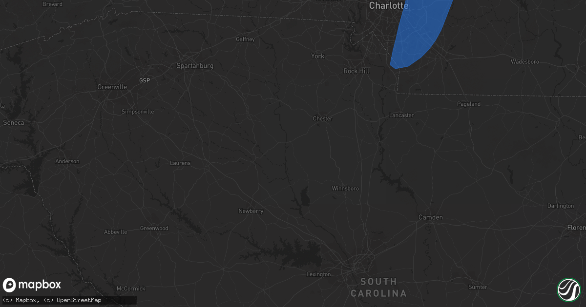 Hail map in Indian Trail, NC on January 9, 2024