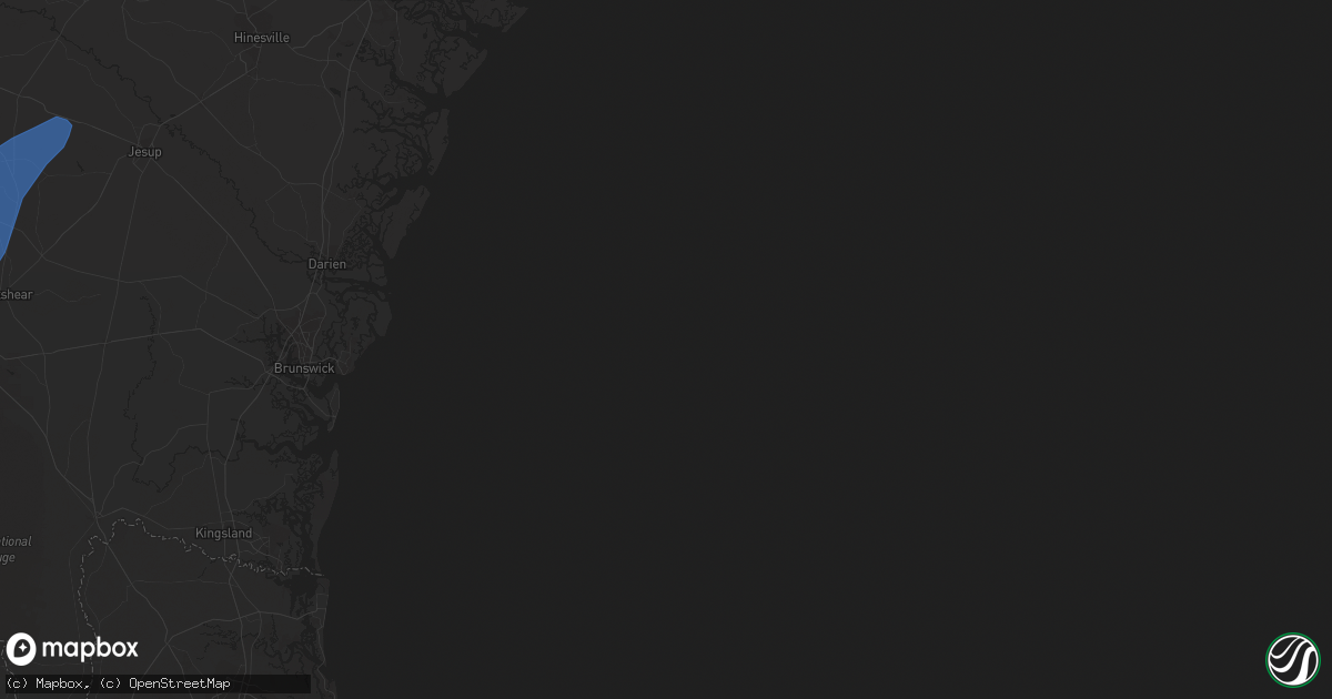 Hail map in Leesburg, GA on January 9, 2024
