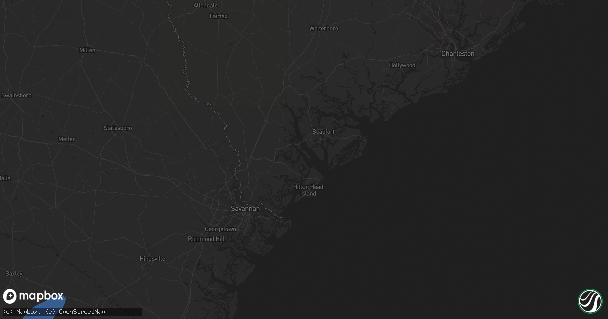Hail map in Port Charlotte, FL on January 9, 2024