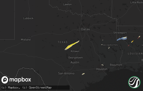 Hail map preview on 01-09-2026