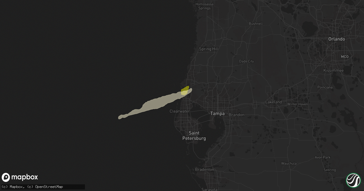 Hail map in Crystal Beach, FL on January 10, 2011
