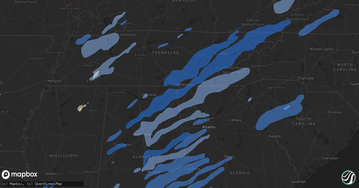 Hail Map on January 11, 2020 - HailTrace