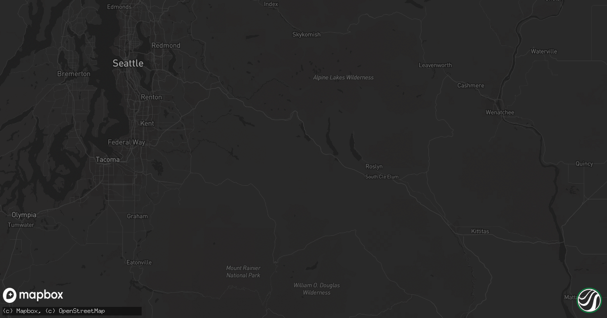 Hail map in Toppenish, WA on January 12, 2021