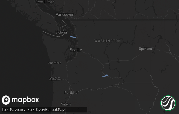 Hail map preview on 01-12-2021