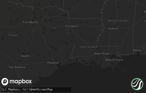 Hail map preview on 01-14-2013