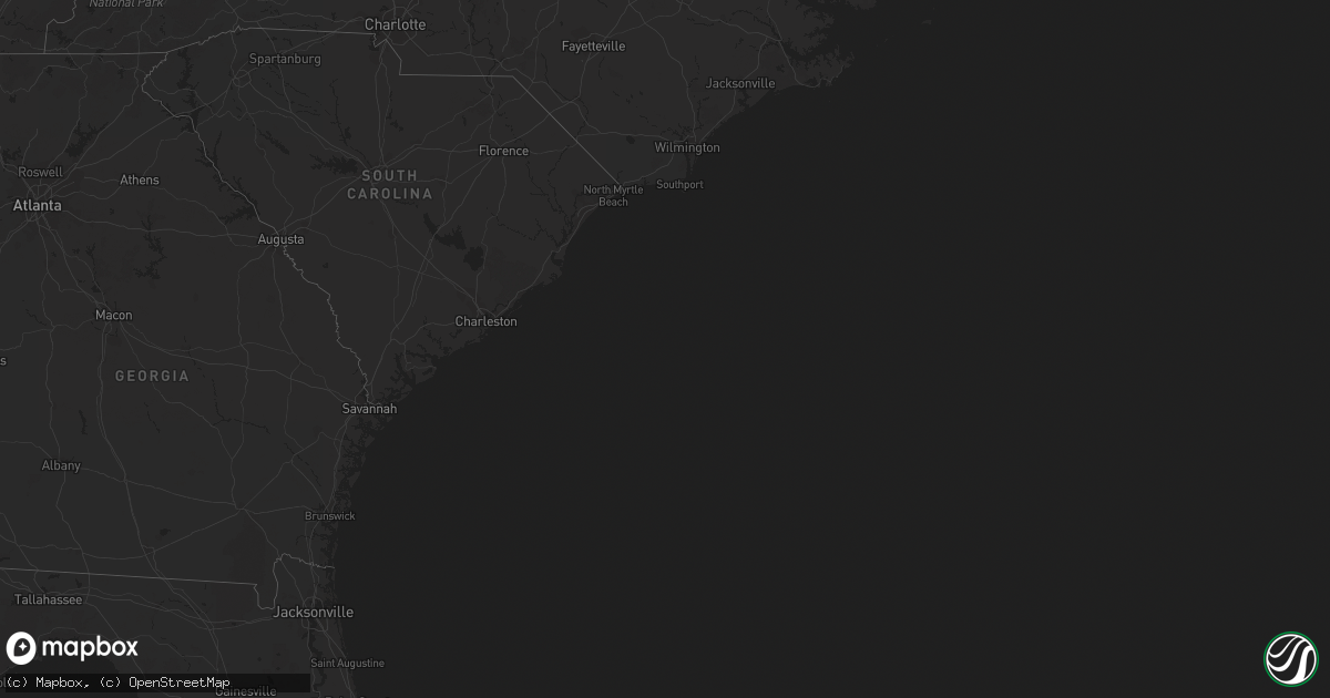 Hail map on January 16, 2022