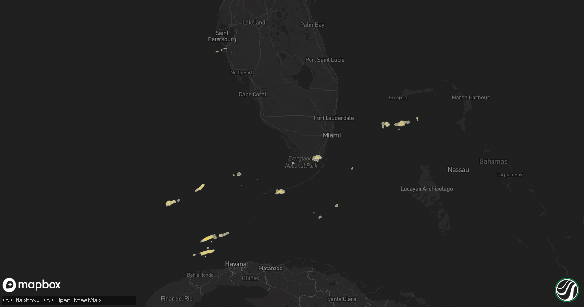 Hail map on January 17, 2011
