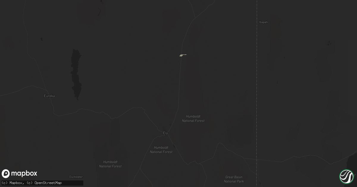 Hail map in Ely, NV on January 17, 2019