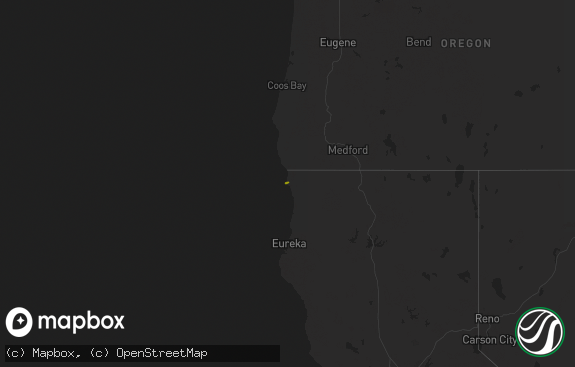 Hail map preview on 01-17-2019