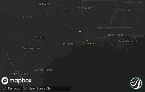 Hail map preview on 01-20-2013