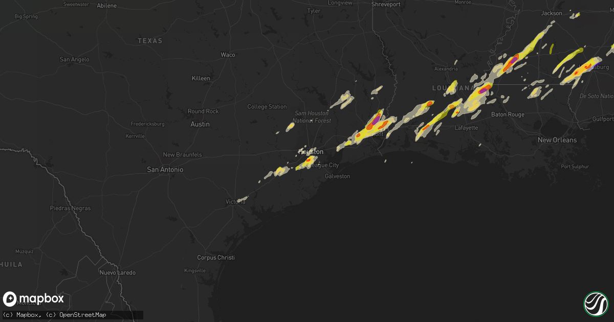 Hail map on January 20, 2017