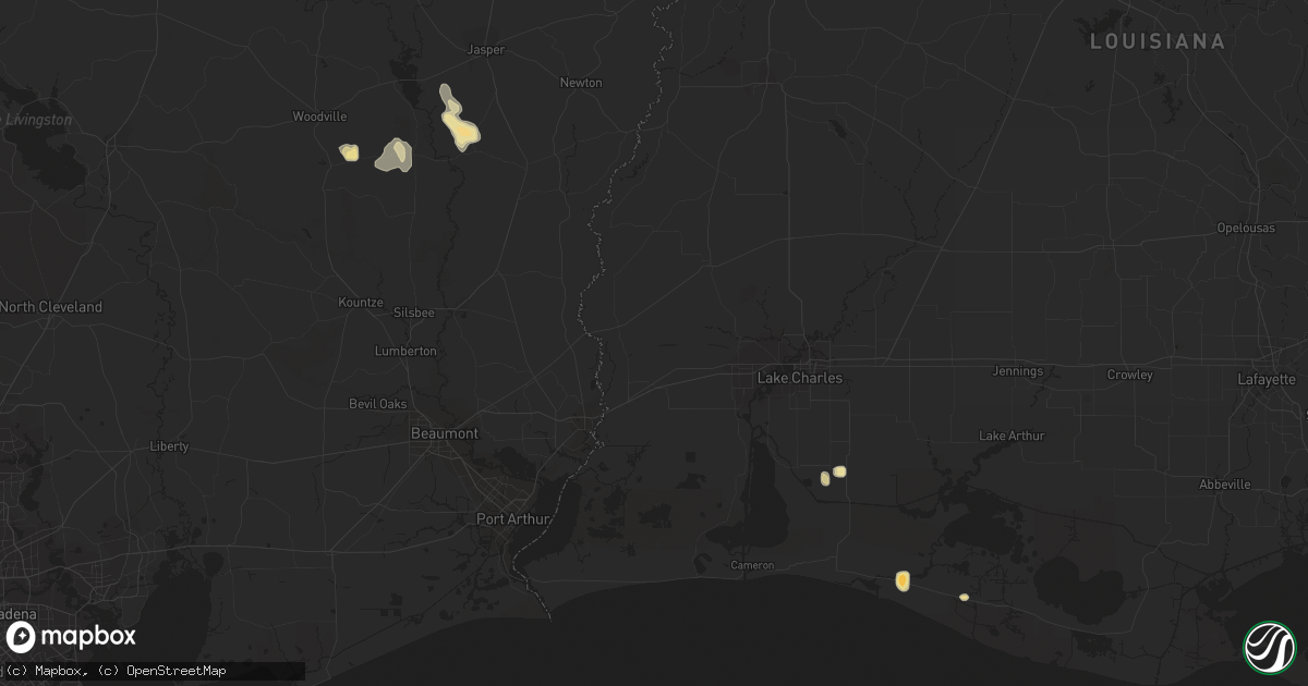 Hail map in Warren, TX on January 21, 2013