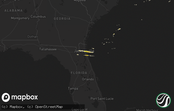 Hail map preview on 01-21-2014