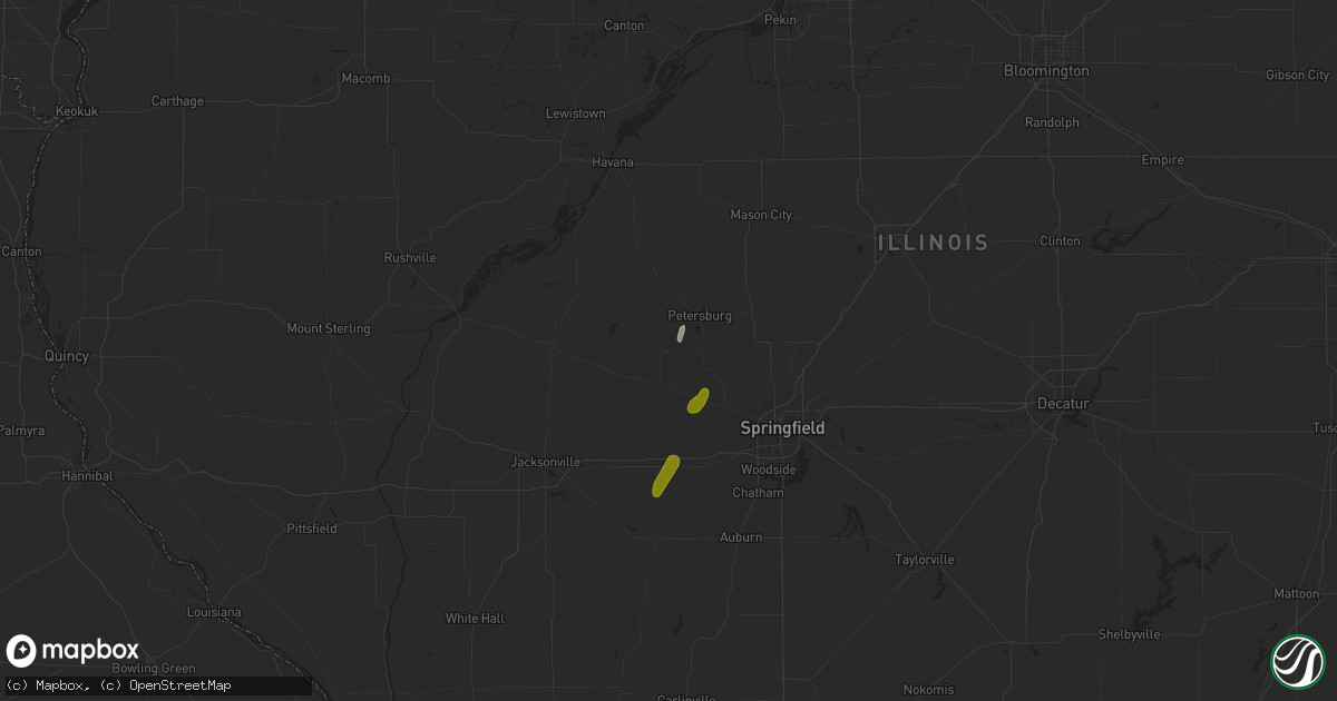 Hail map in Tallula, IL on January 22, 2018