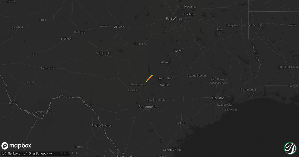 Hail Map On January 22 2024 HailTrace   Sales Meta 