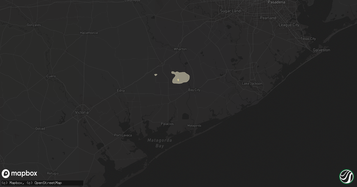 Hail map in Markham, TX on January 23, 2026