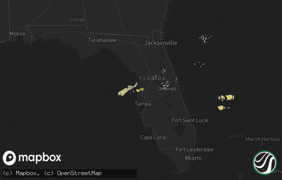 Hail map preview on 01-25-2011