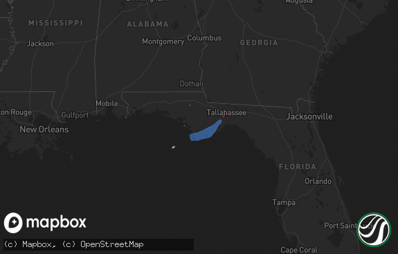 Hail map preview on 01-25-2023