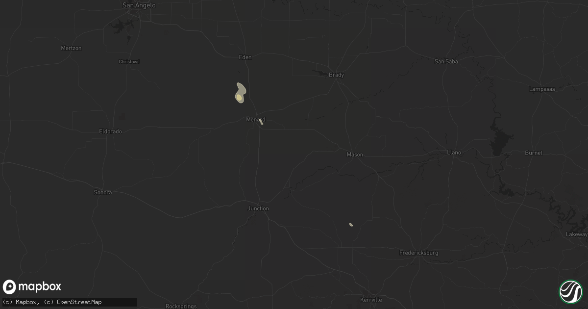 Hail map in Harper, TX on January 26, 2019