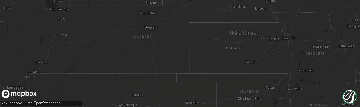 Hail map in Idaho on January 27, 2021