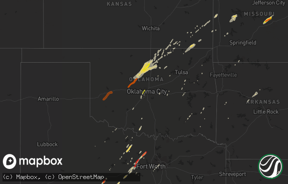 Hail map preview on 01-29-2013