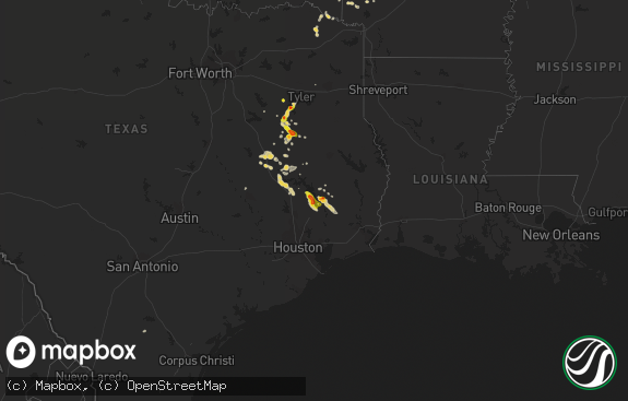 Hail map preview on 01-30-2011