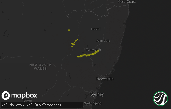 Hail map preview on 01-30-2025