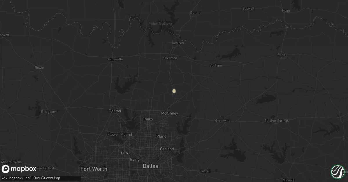 Hail map in Anna, TX on January 31, 2012