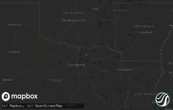 Hail map preview on 01-31-2012