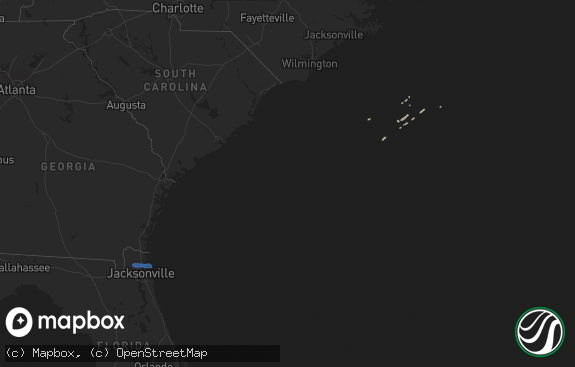 Hail map preview on 01-31-2021