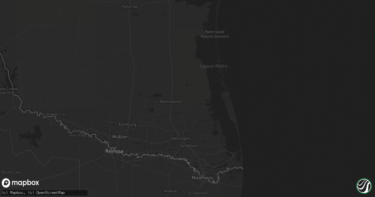 Hail map in San Perlita, TX on January 31, 2025