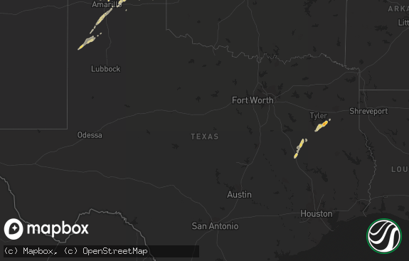 Hail map preview on 02-02-2012
