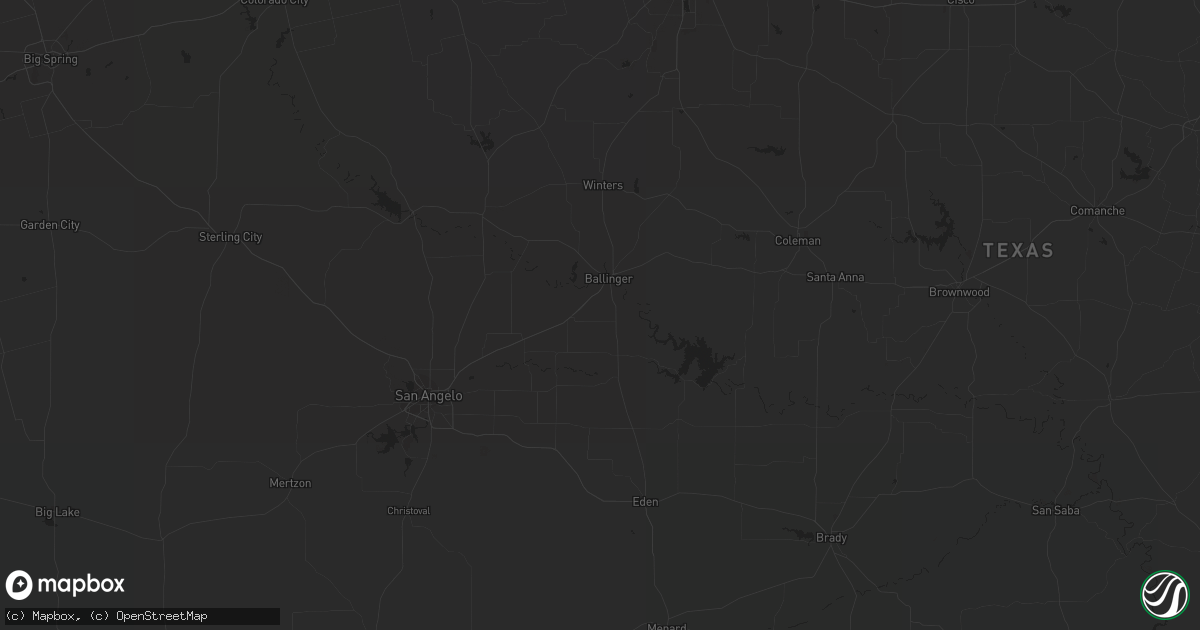 Hail map in Vinson, OK on February 2, 2024