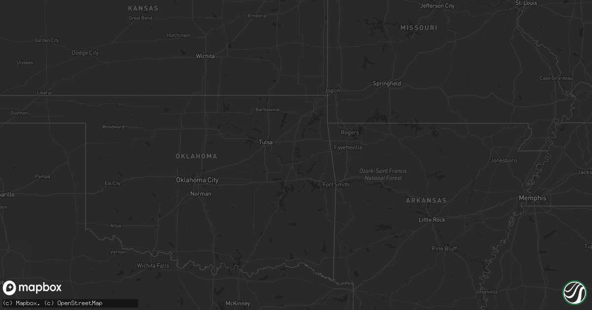 Hail map on February 3, 2024