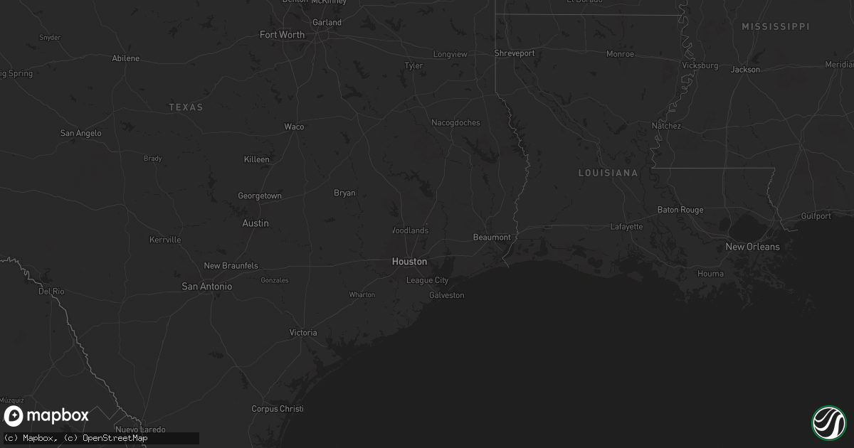 Hail map on February 3, 2026