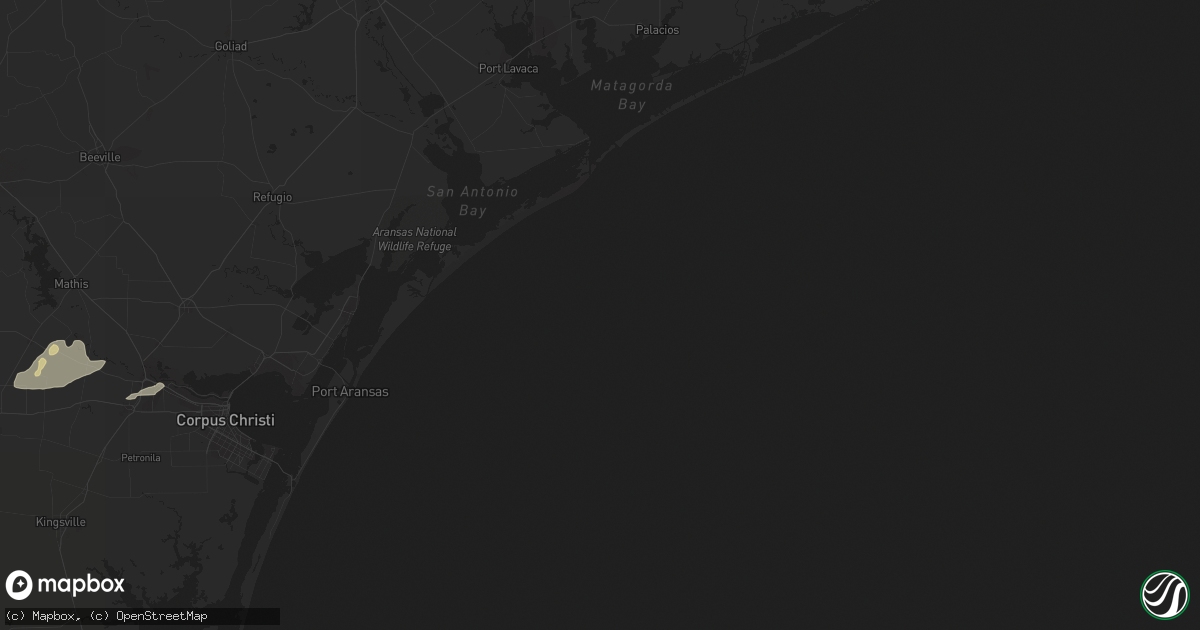 Hail map in Liberty, TX on February 4, 2012