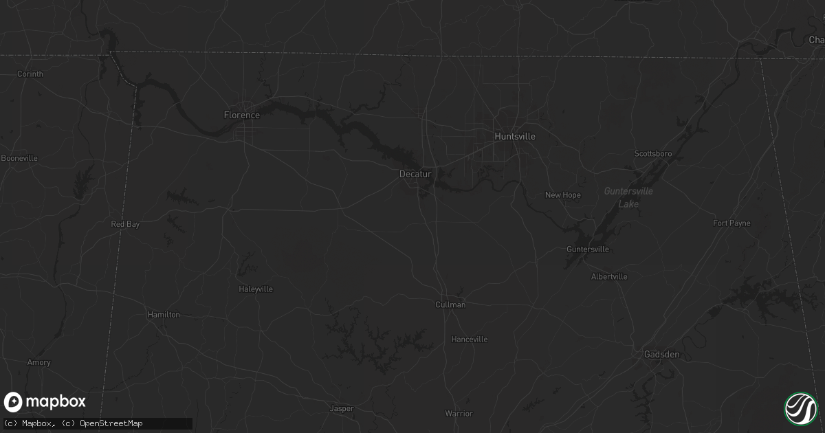 Hail map in Alden, IA on February 4, 2024