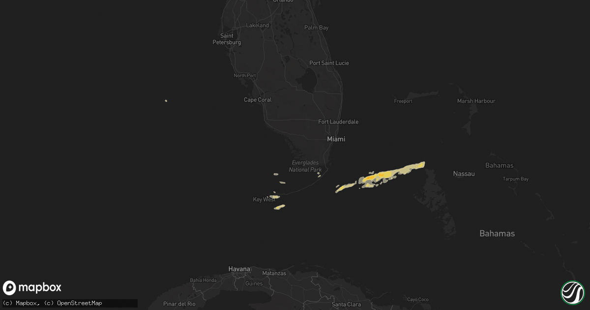 Hail map on February 5, 2024