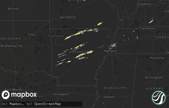 Hail map preview on 02-06-2017