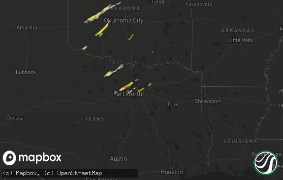 Hail map preview on 02-06-2019