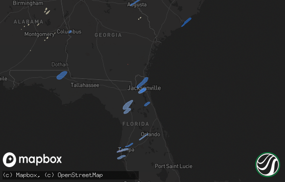 Hail map preview on 02-06-2020