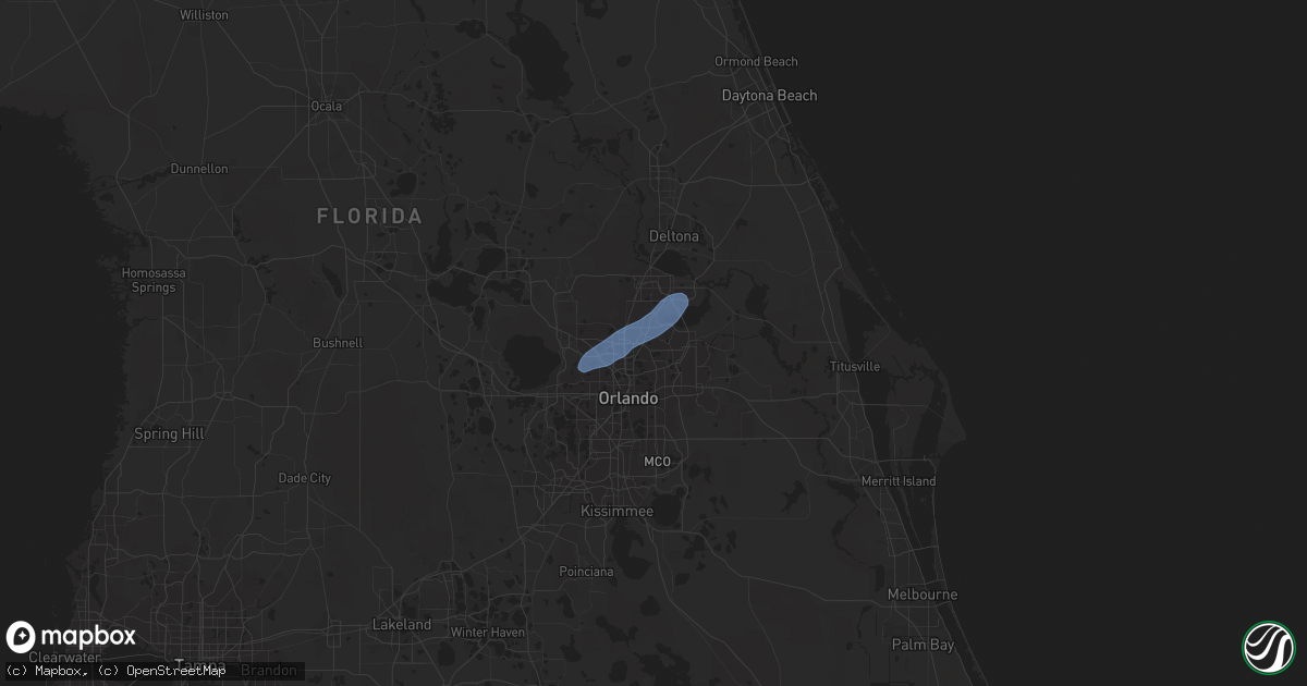 Hail map in Casselberry, FL on February 6, 2021