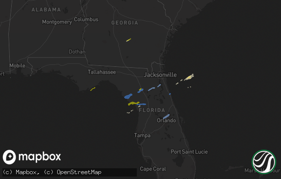 Hail map preview on 02-06-2021