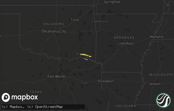 Hail map preview on 02-07-2013