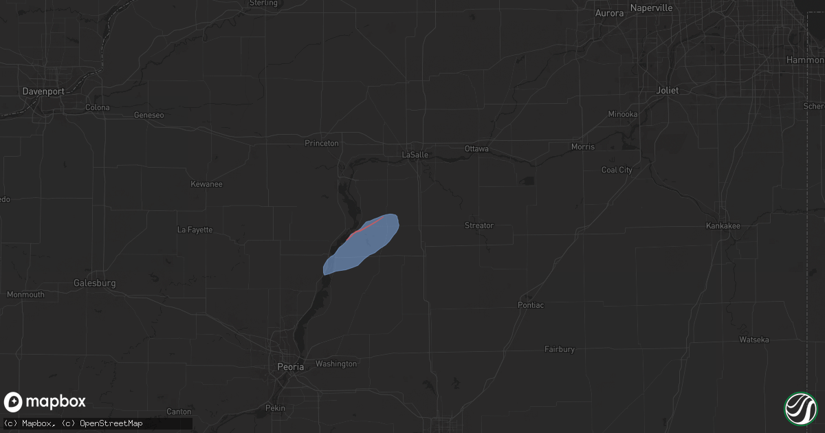 Hail map in Lostant, IL on February 8, 2024