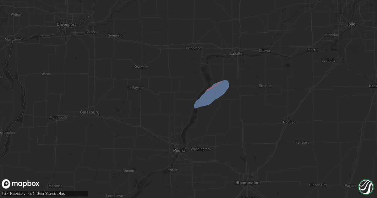 Hail map in Sparland, IL on February 8, 2024