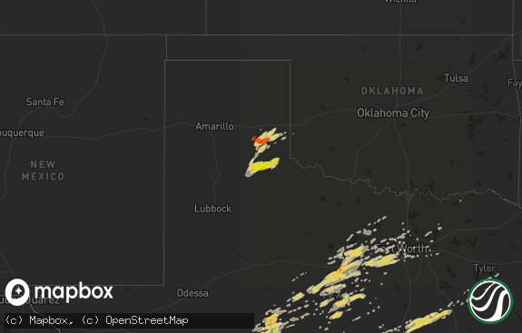 Hail map preview on 02-09-2013